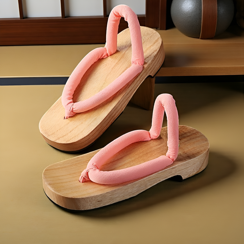 Geta chaussure japonaise bois sabot