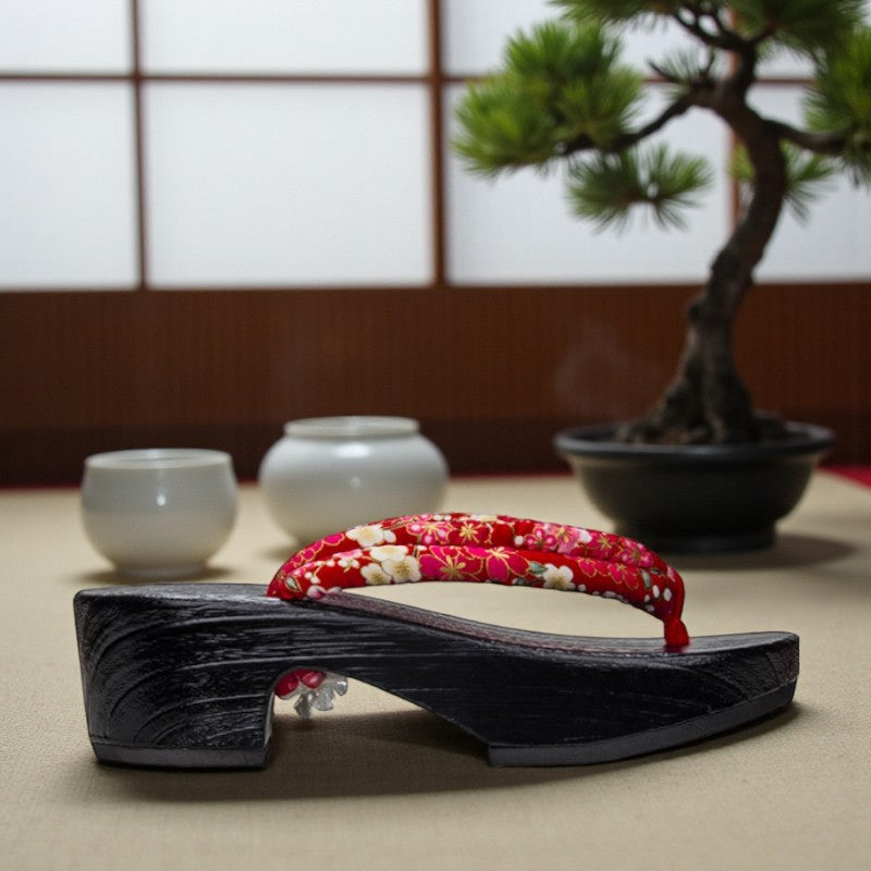 Geta plateforme japonaise femme