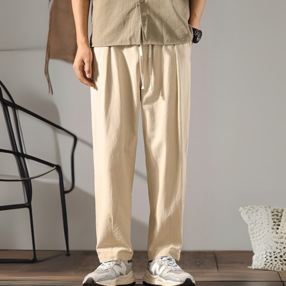 Pantalon large japonais homme