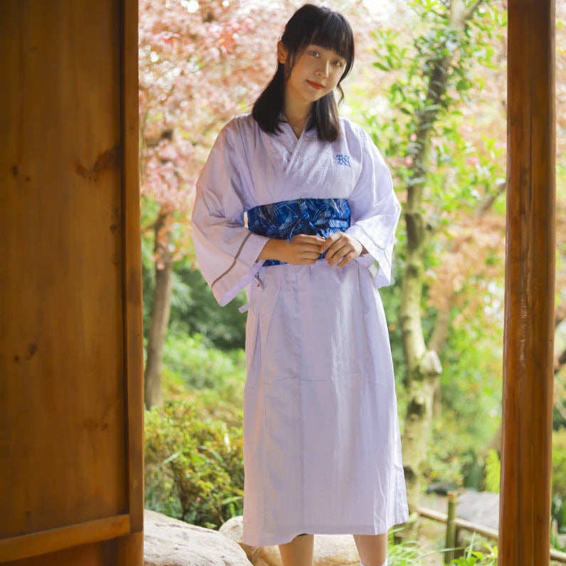 Kimono blanc femme