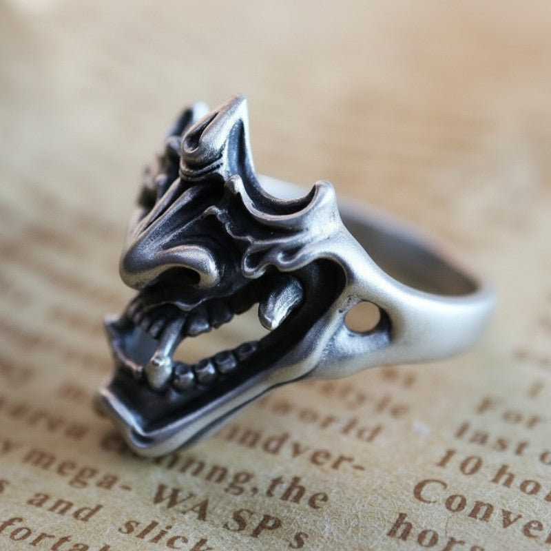 Bague masque japonaise