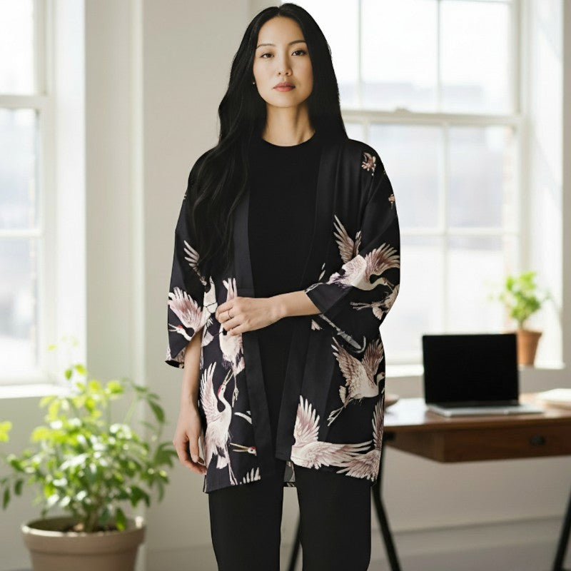 Kimono court japonais