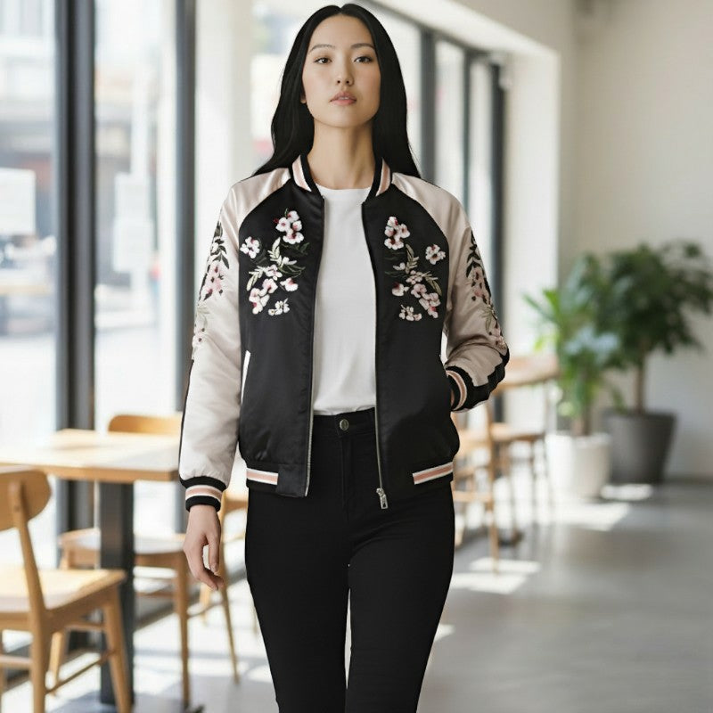 Veste brodée japonaise femme