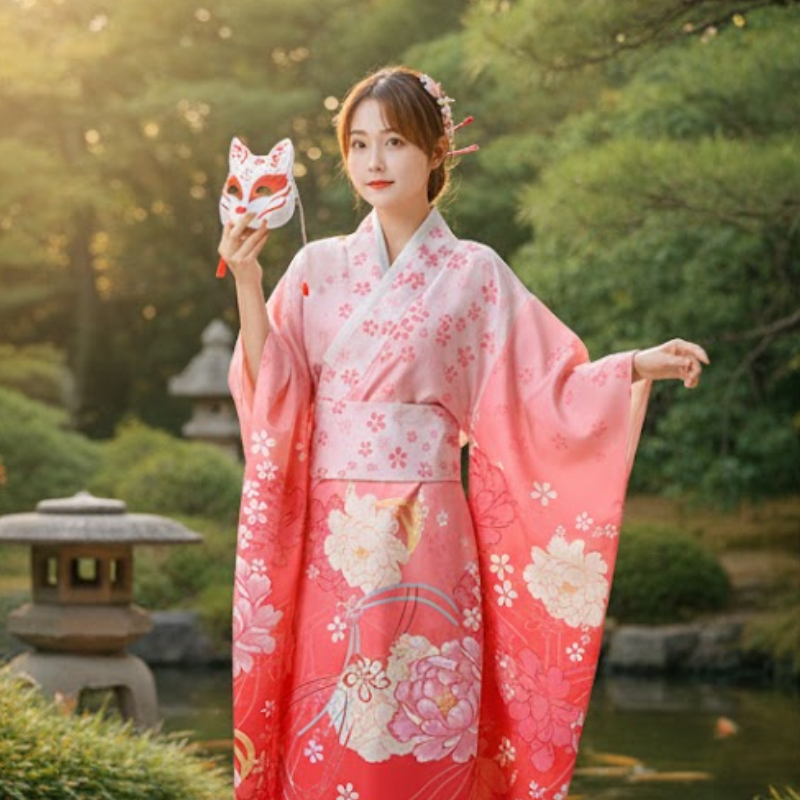 Yukata femme jolie