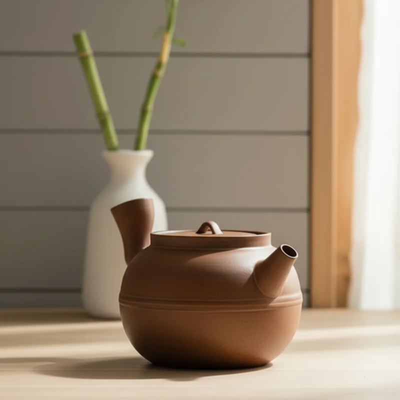 Théière japonaise anse laterale