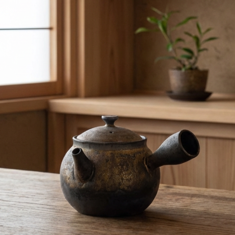 Théière japonaise glaçure