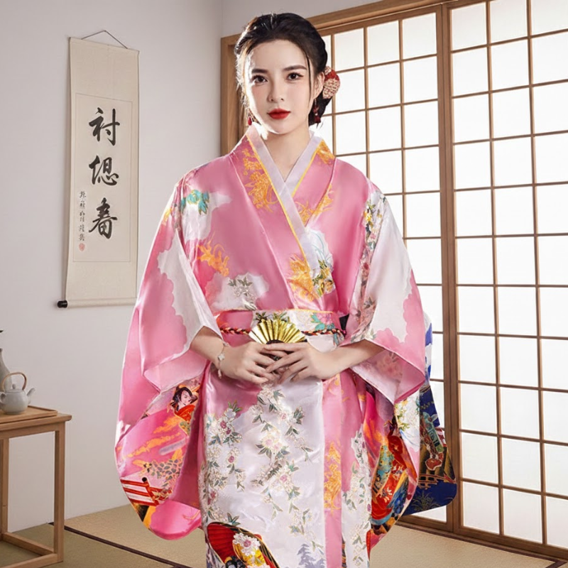 Yukata japonais femme motif