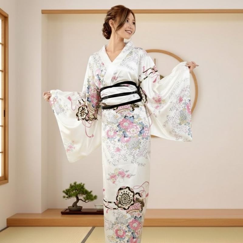 Robe japonaise pour femme