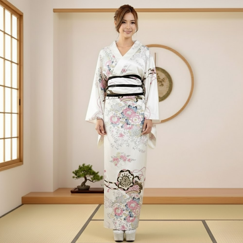 Robe japonaise pour femme