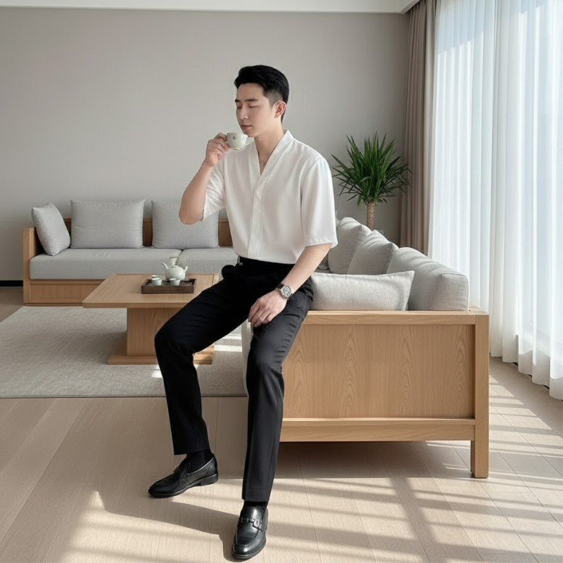 Chemise japonaise traditionnelle