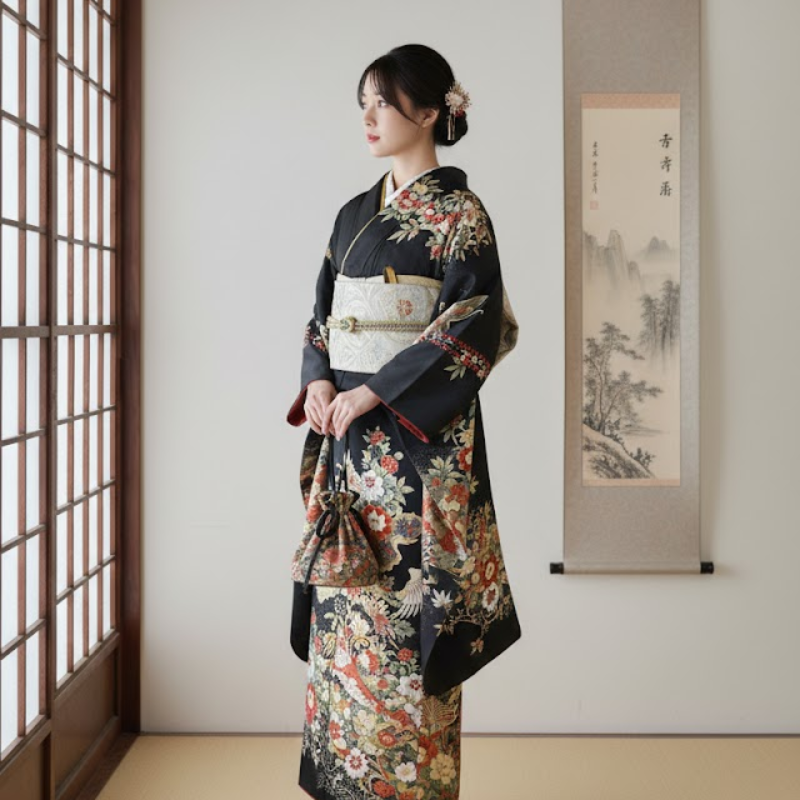Robe kimono traditionnelle