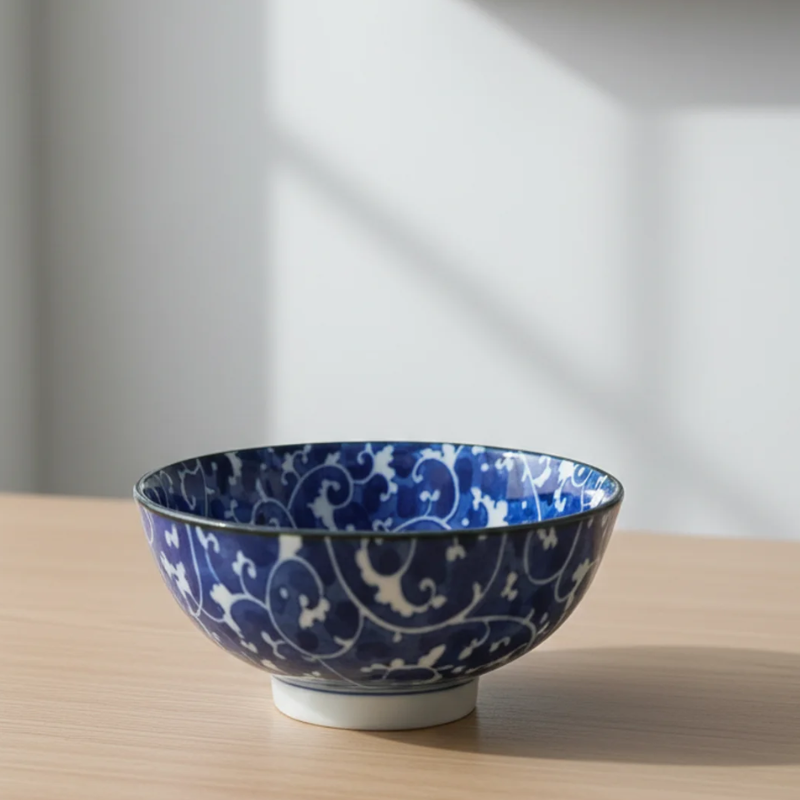 Bol japonais bleu