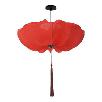 arbuste japonais fleur en forme de lanterne - Rouge / 40X16cm