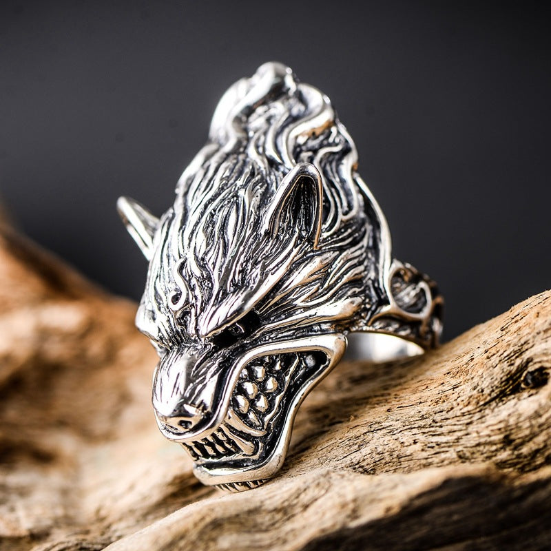 Bague Loup en Argent ’Matsue’