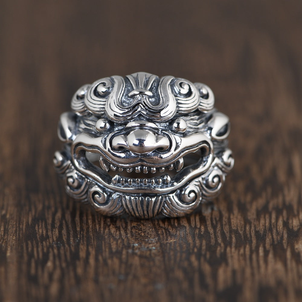 Bague Oni Hotaru - Argent / redimensionnable