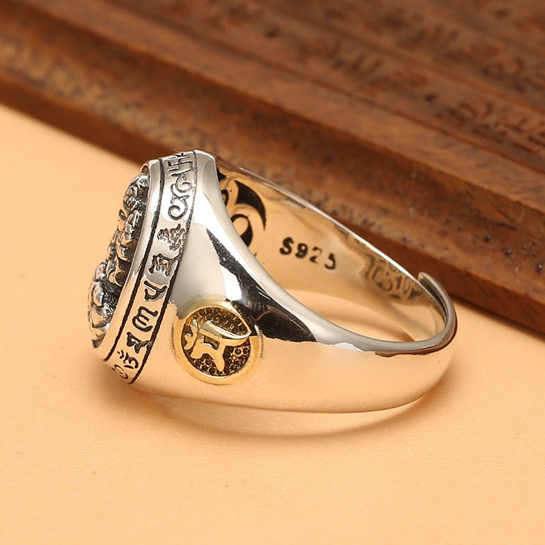 Bague Tibétaine Argent