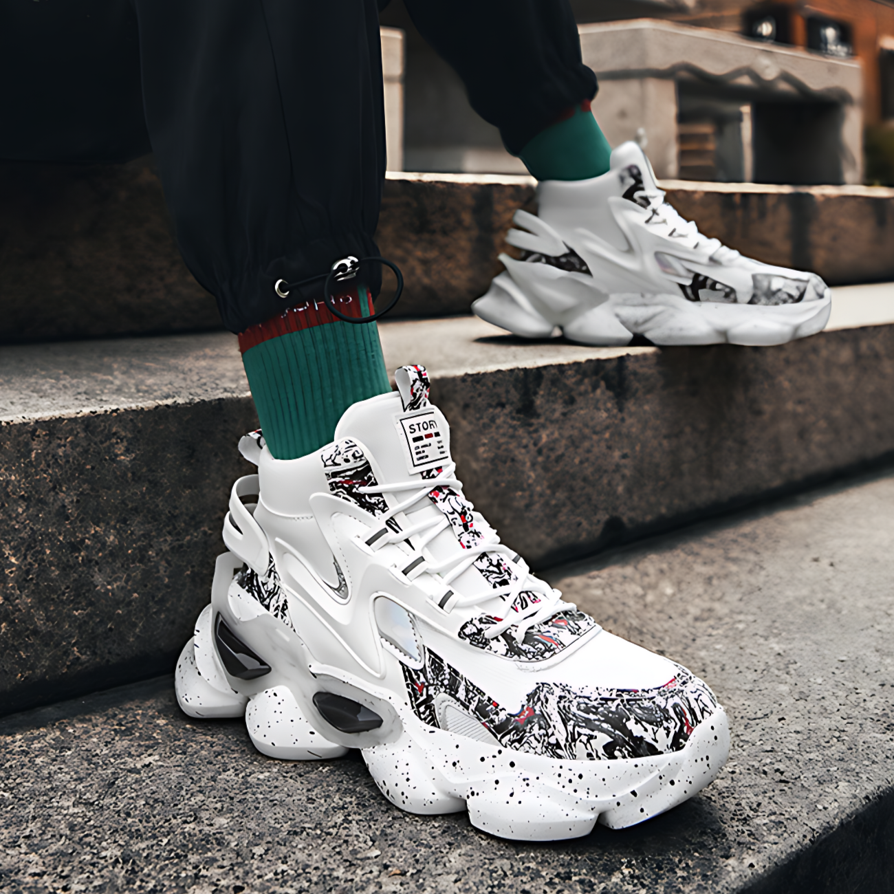 Basket Montante Multicolore