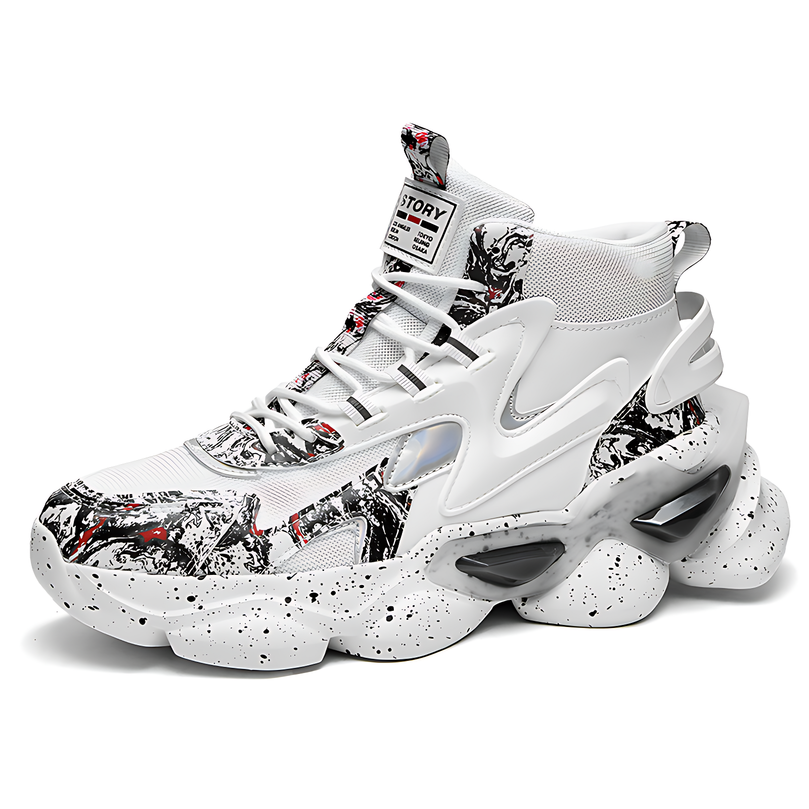 Basket Montante Multicolore - Blanc / 39