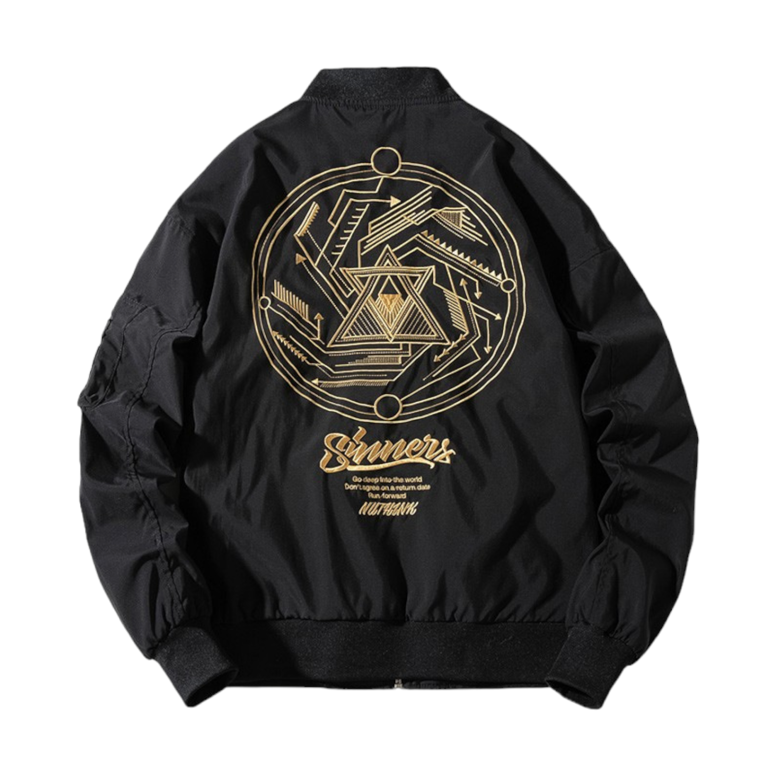 Bomber Jacket Brodé - Noir / S
