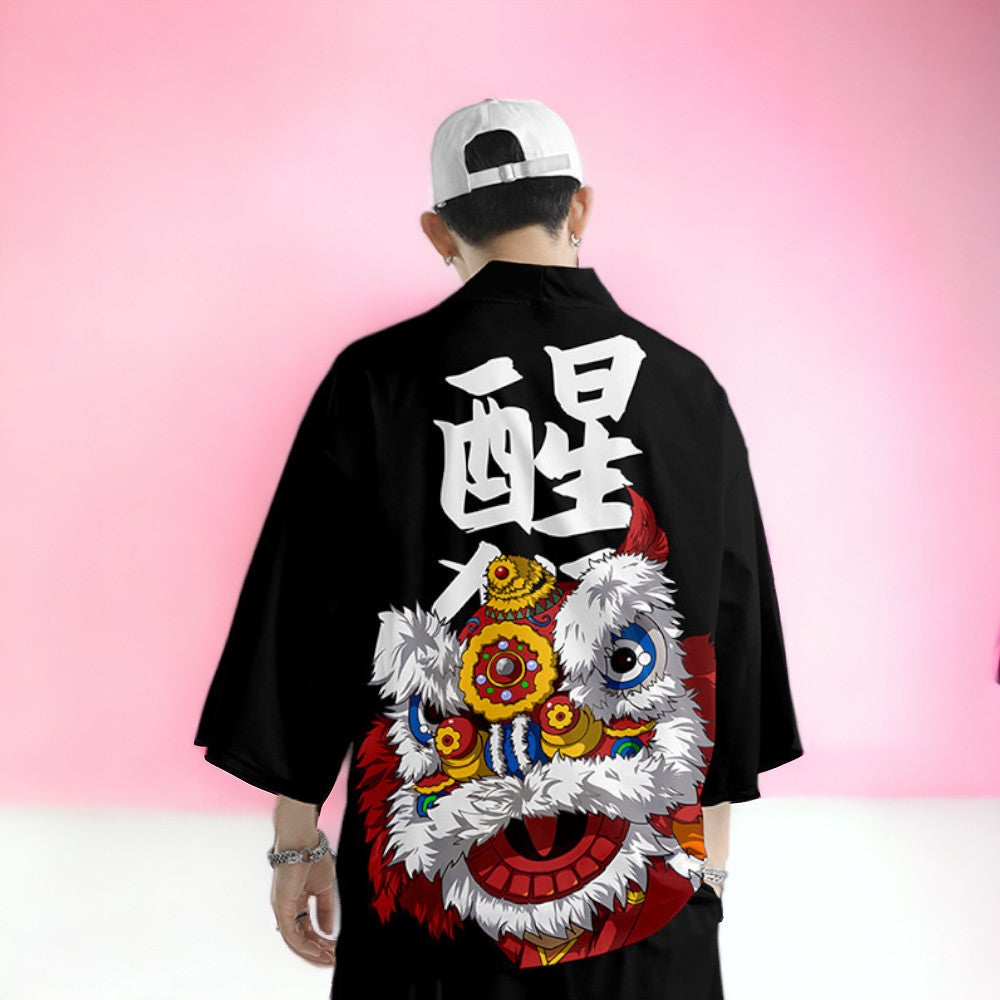 Ensemble de Kimono ’Gold Wave’