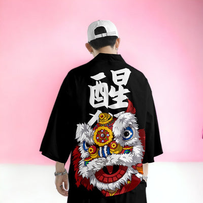 Ensemble de Kimono ’Gold Wave’