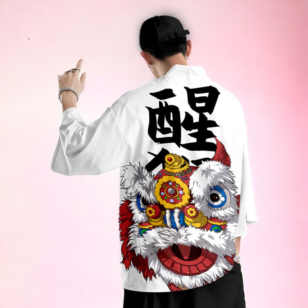 Ensemble de Kimono ’Gold Wave’