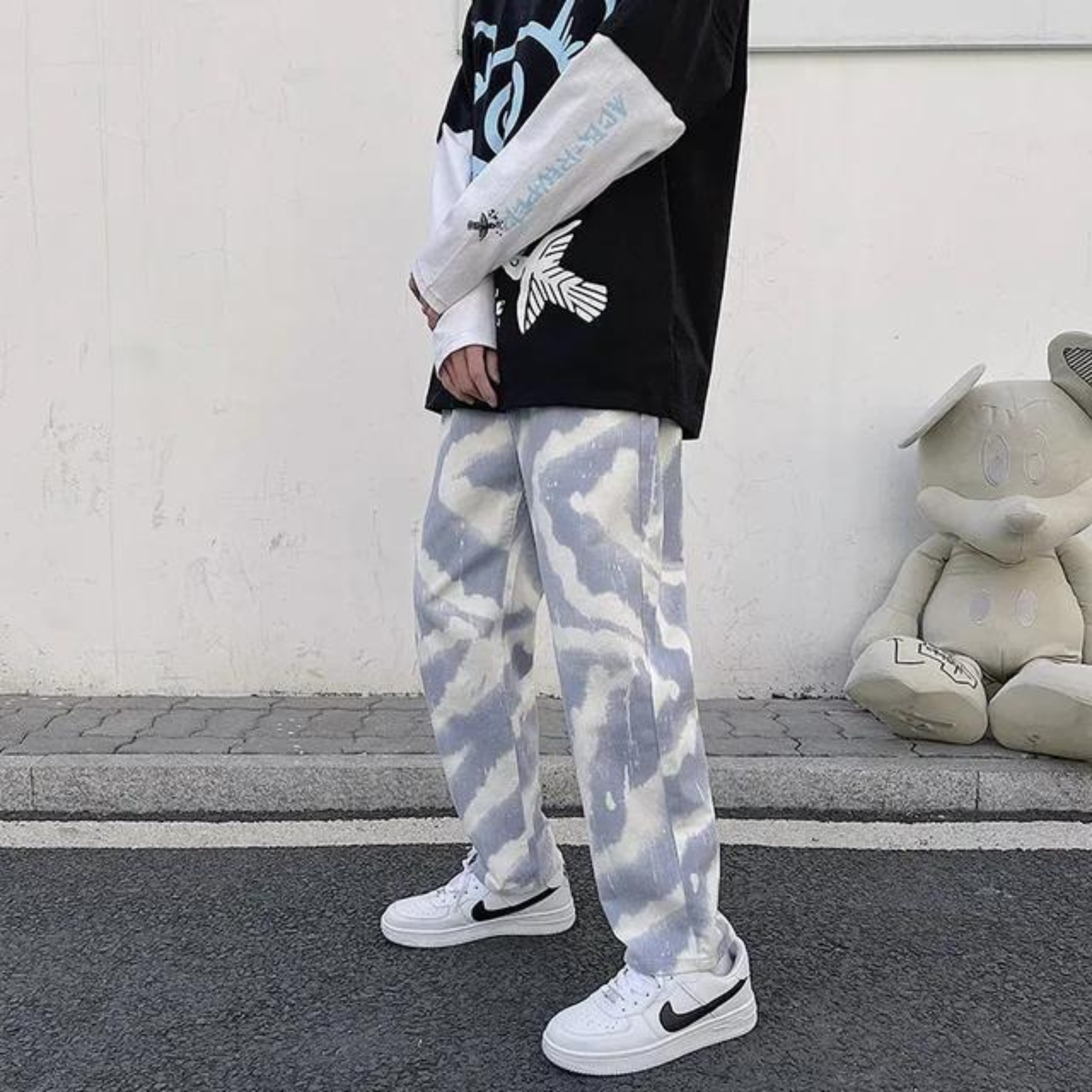 Jean Tie and Dye Homme