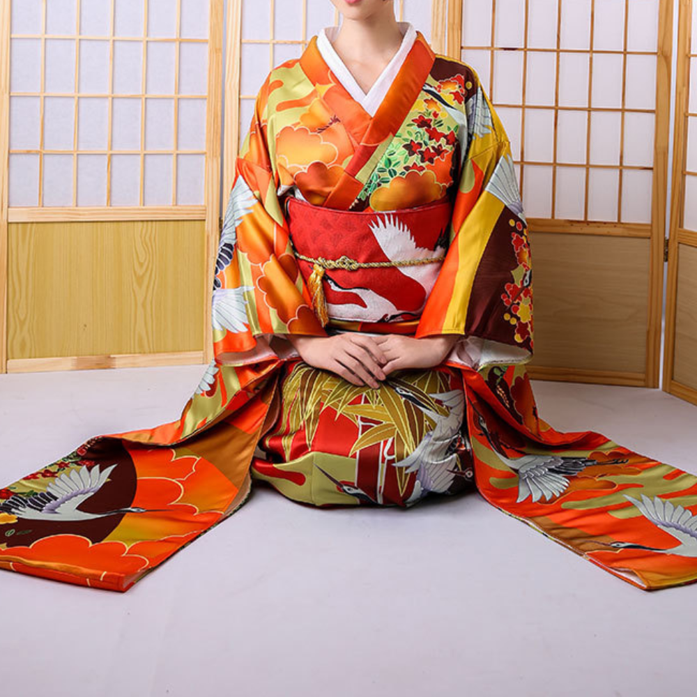 Kimono Furisode - taille unique