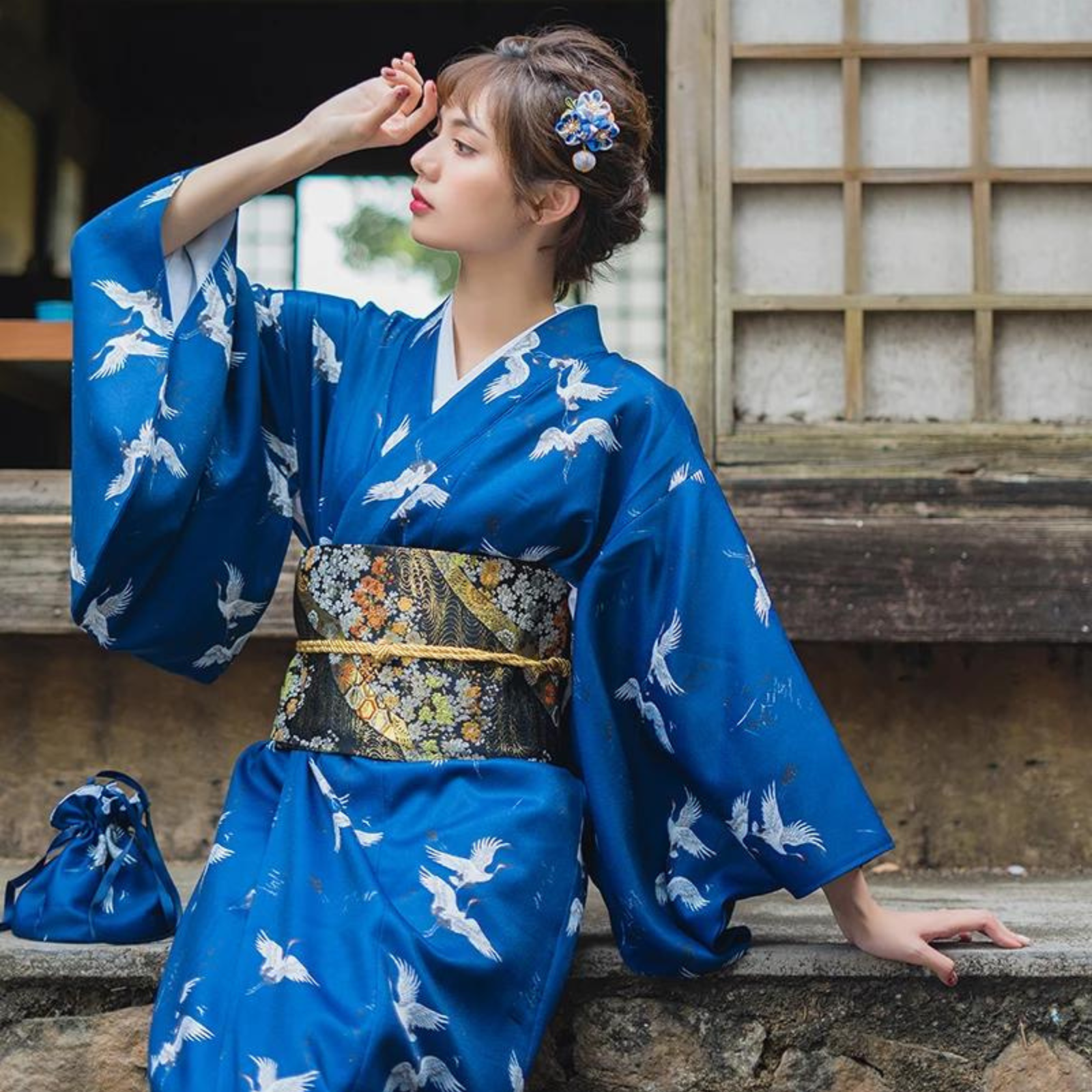 Kimono Japonais Femme Qualité - S