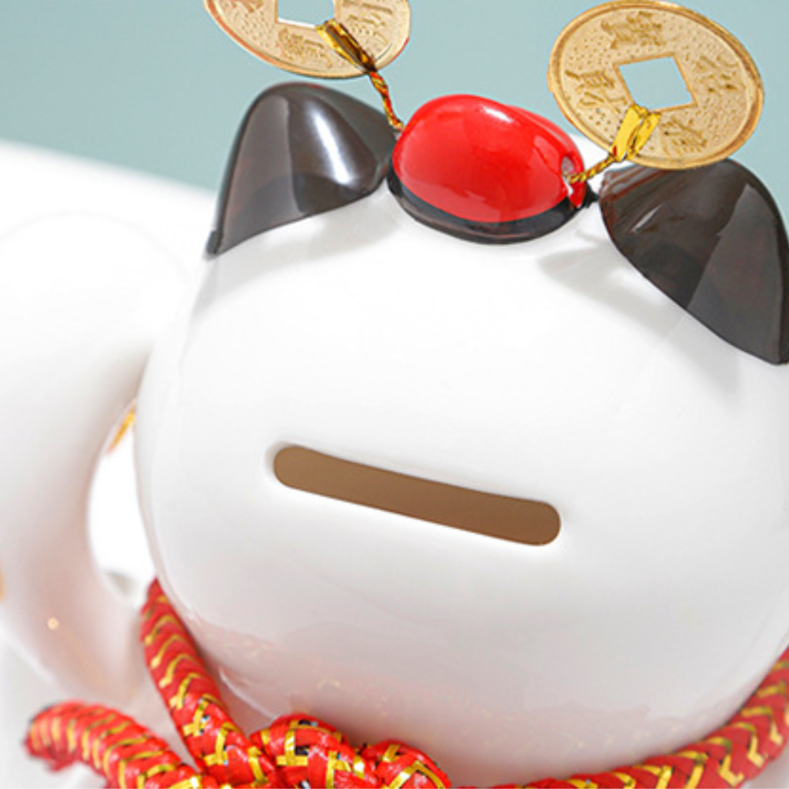 Maneki Neko Tirelire ’Hiragana Cat’ - 11 x cm