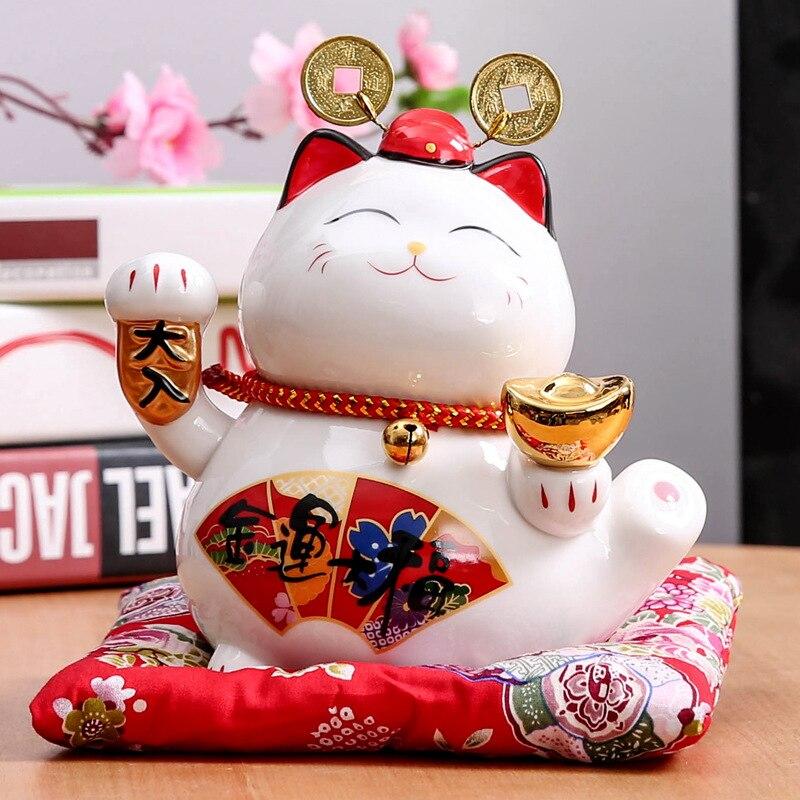 Maneki Neko Tirelire ’Hiragana Cat’ - 11 x cm