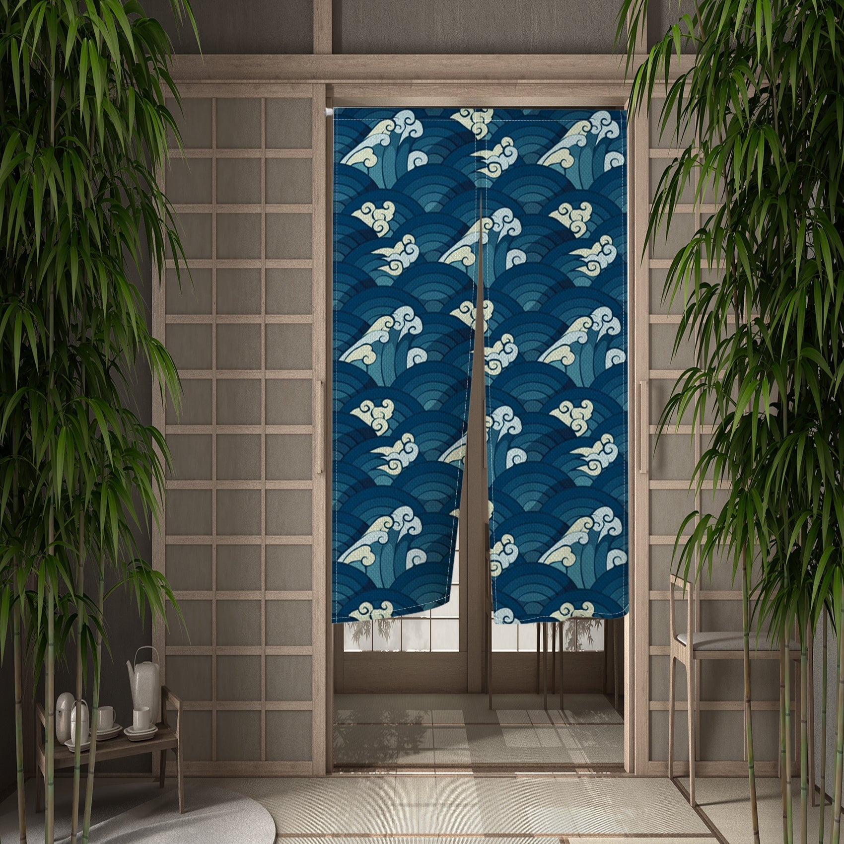 Noren Japonais ’Hoshi’ - 2 / 55 x 90