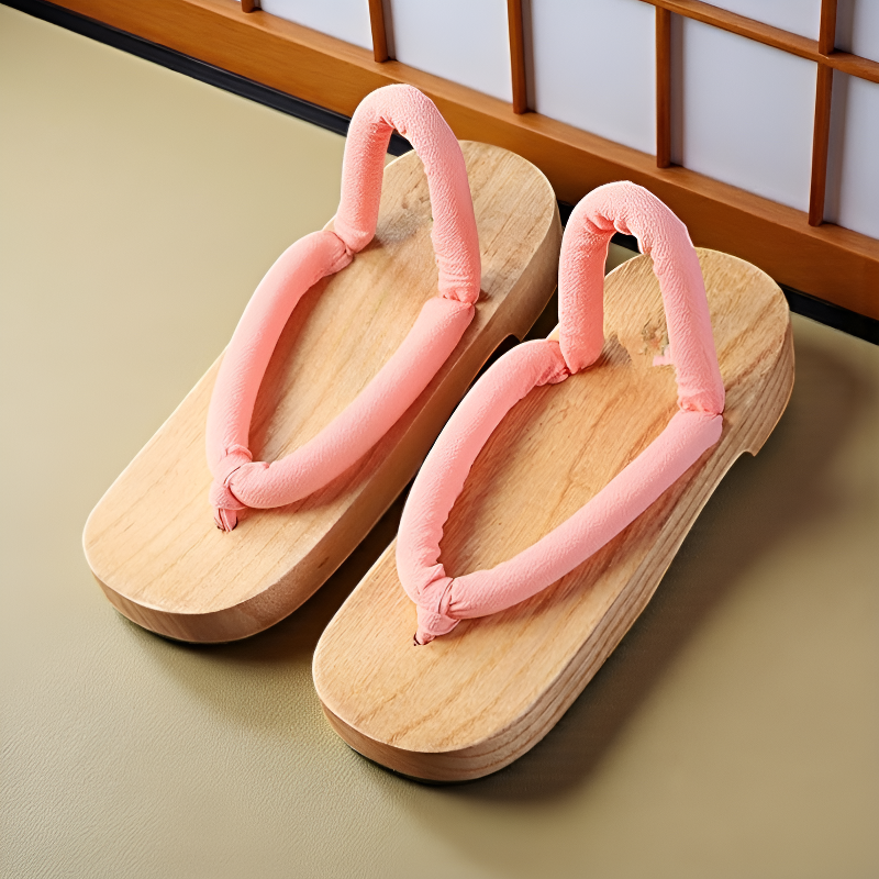Geta chaussure japonaise bois sabot