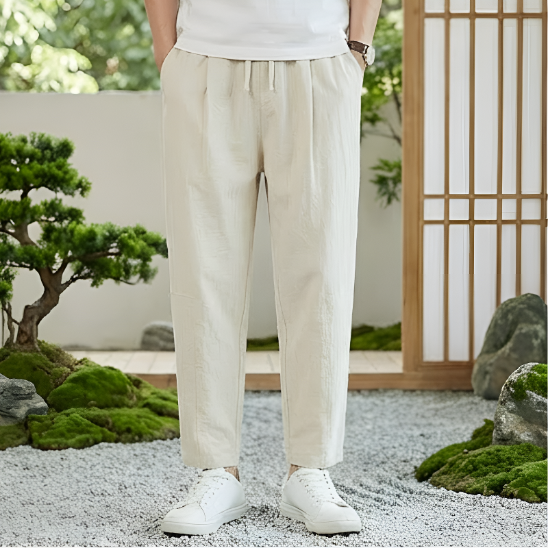 Pantalon japonais coton
