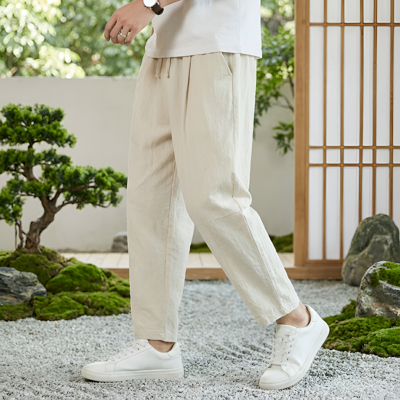 Pantalon japonais coton