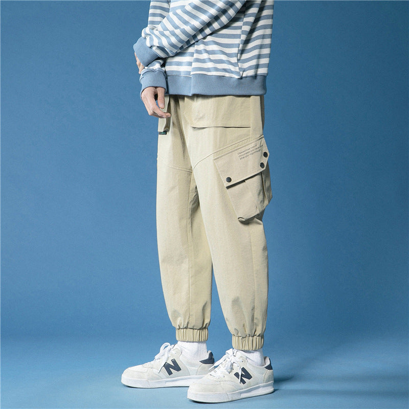 Pantalon Cargo Simple Homme - Beige / M