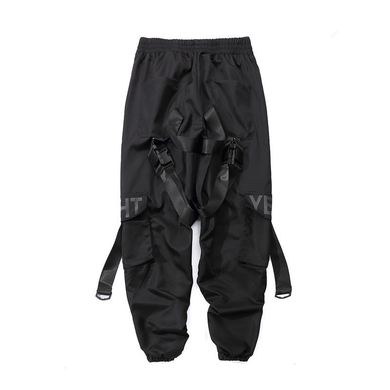Pantalon Noir Serré en Bas