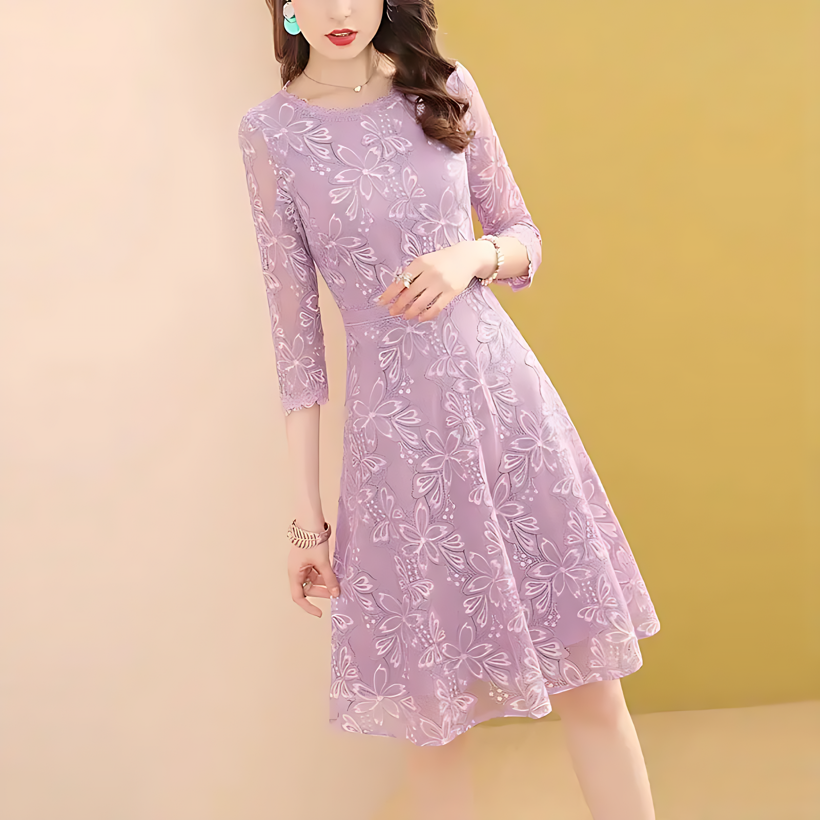 Robe Japonaise Dentelle - S