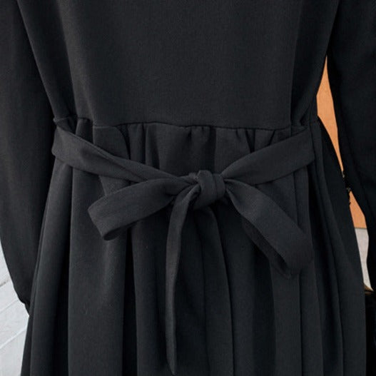Robe Japonaise Noire ’Sashiko’