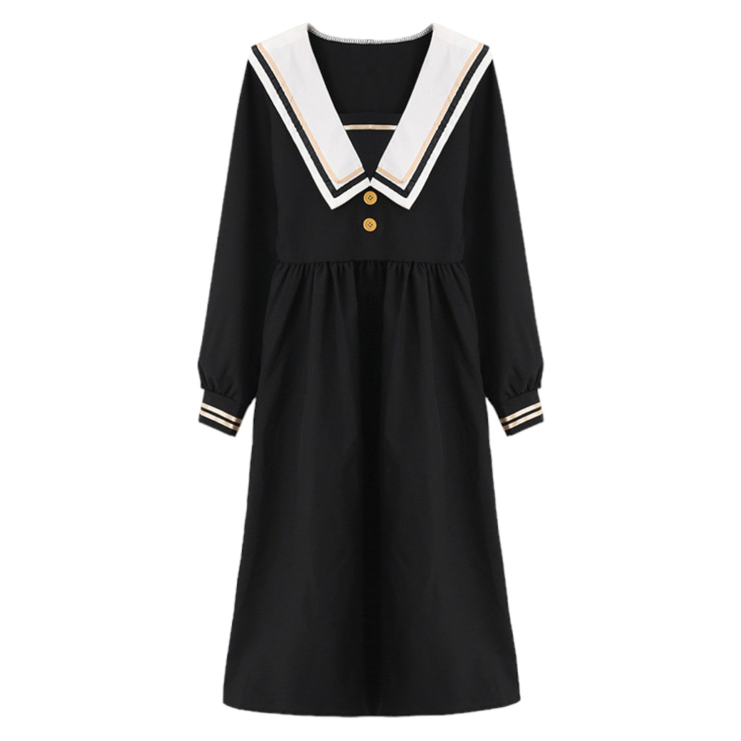 Robe Japonaise Noire ’Sashiko’ - S