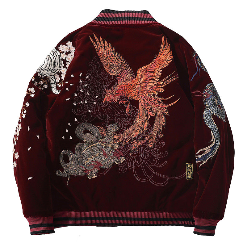Sukajan Jacket ’Traditionnelle’ - Rouge / M