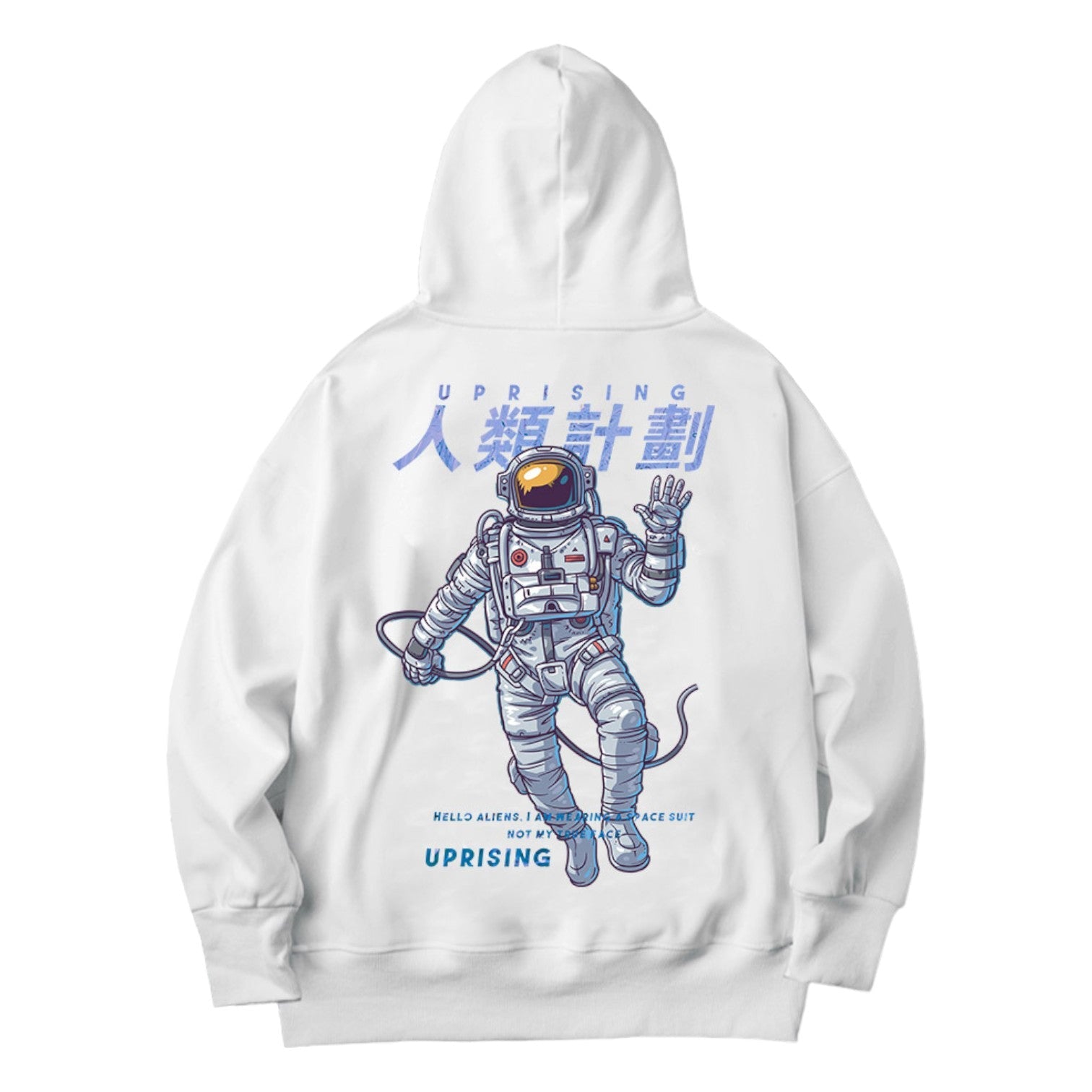 Sweat Astronaute ’Motazu’ - Blanc / M