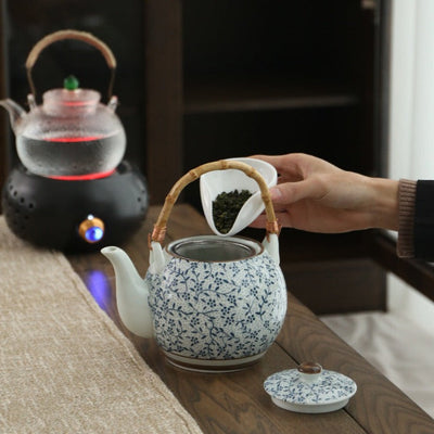 Théière Japonaise Céramique Bleu - Capacité: 1L