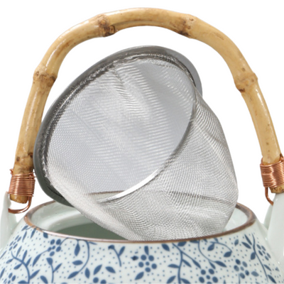 Théière Japonaise Céramique Bleu - Capacité: 1L