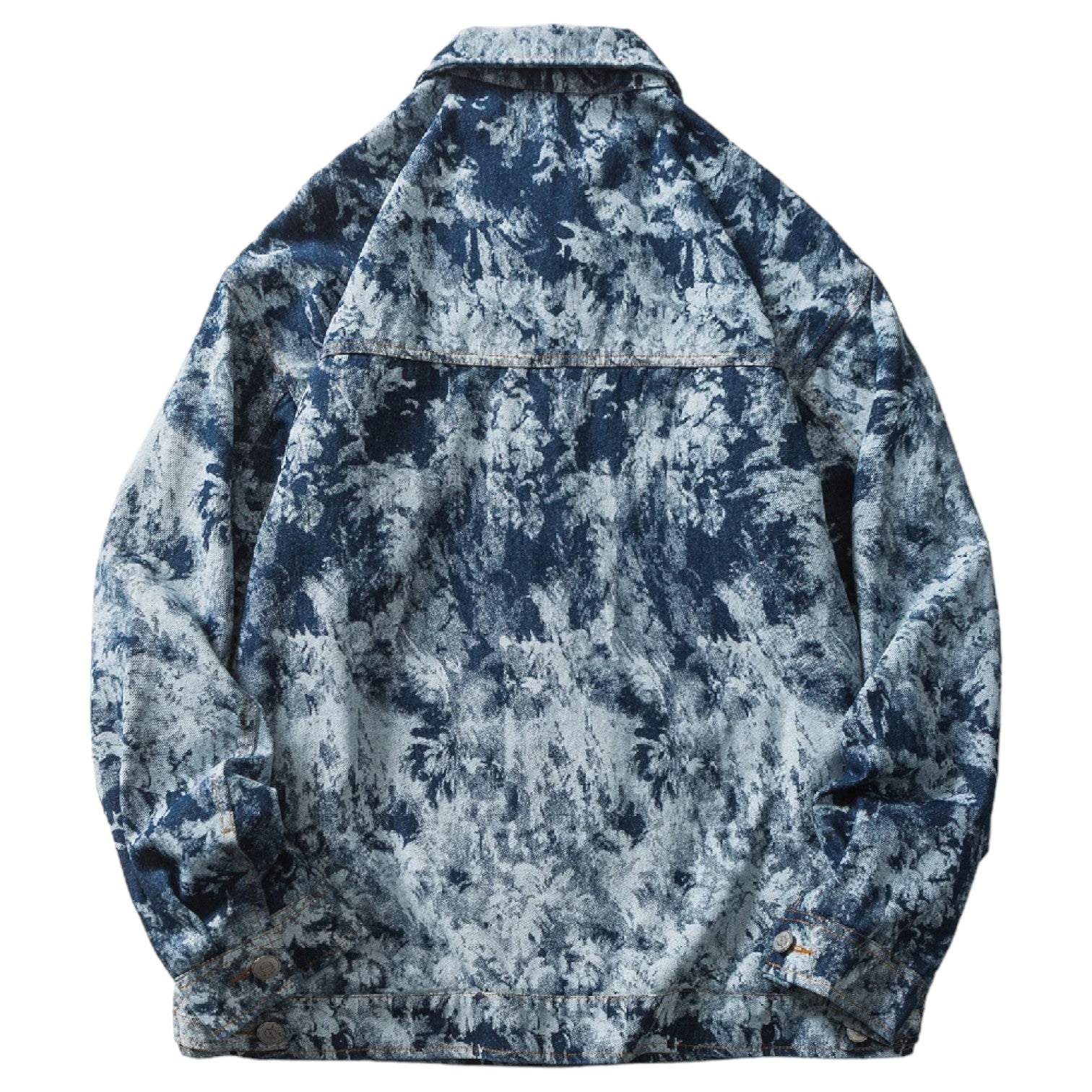 Veste en Jean Bleu Floral ’TD711’
