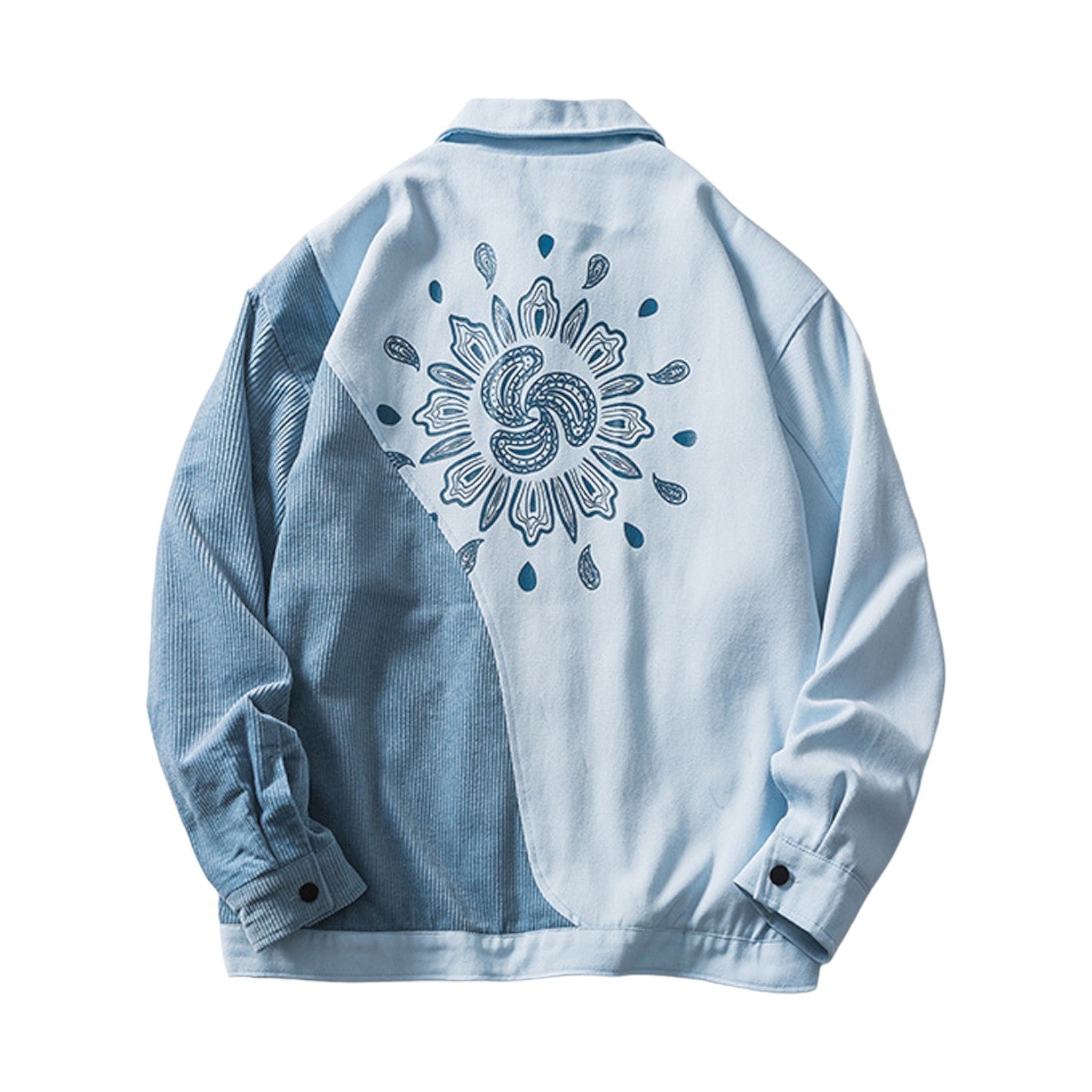 Veste en Jean Côtelée ’WRK711’