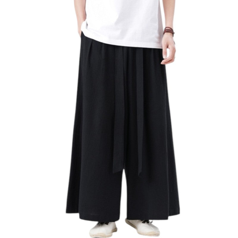 Pantalon large japonais homme