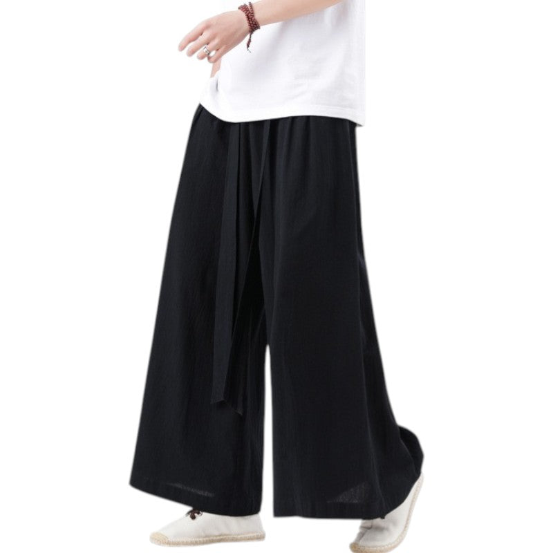 Pantalon large japonais homme
