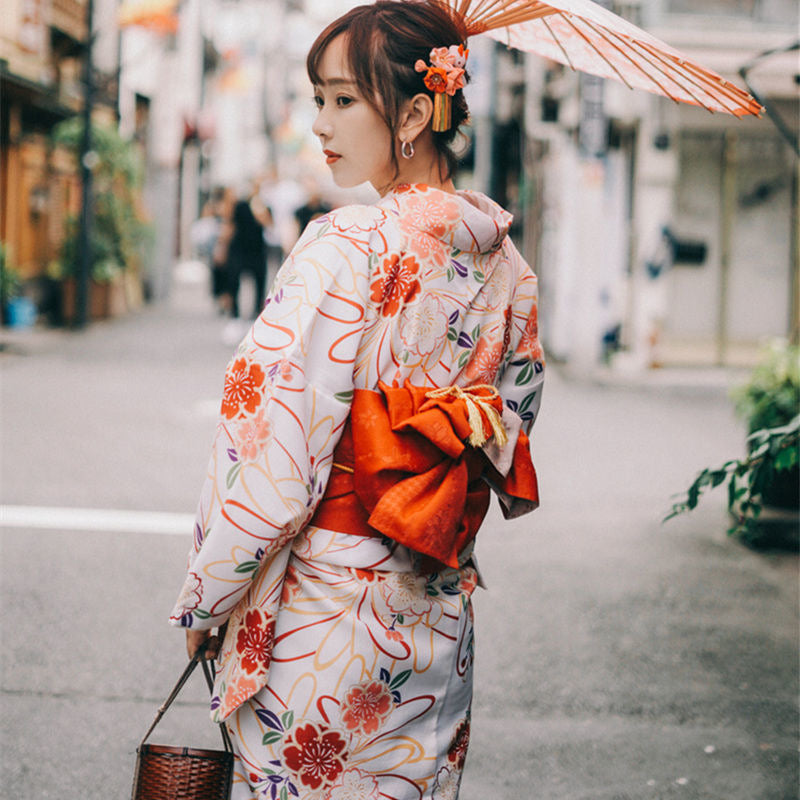 yukata femme japonais - Taille unique