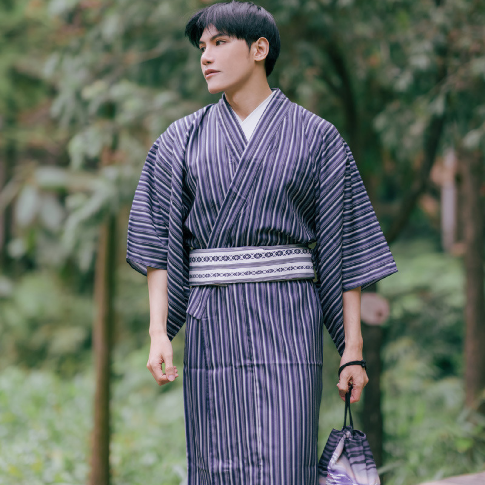 Yukata Homme Tokyo - Bleu / Taille Unique
